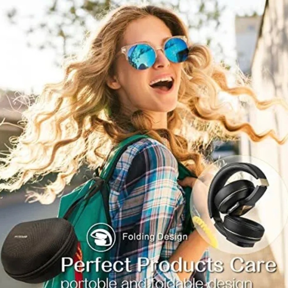 Noise Cancelling Headphones EMPERSTAR Over The Ear Headphones Wireless Blueto...